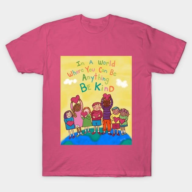 BE KIND by farah aria T-Shirt by Farah Aria Studio